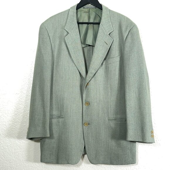 Ermenegildo Zegna Soft Wool/Silk Blend Loose Knit Unstructured Blazer Men's 42 - Picture 2 of 14